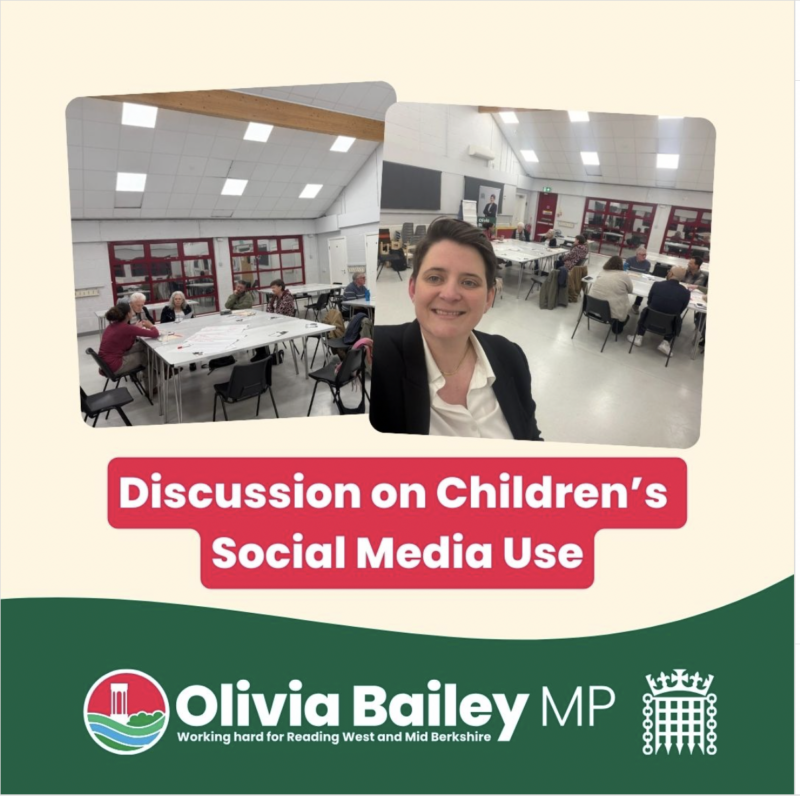 Thanks again to everyone who came to my discussion yesterday on the government’s consultation on children’s social media use. We had some really thoughtful conversations